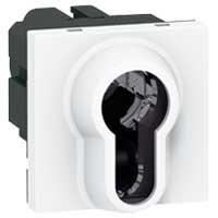 Двупозиционен ключ с отвор за патрон 2 мод. Mosaic Legrand