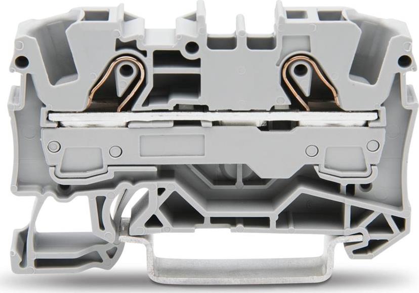 Редова клема СИВА 6мм2 БЕЗВИНТОВА серия TOPJOB® S Wago