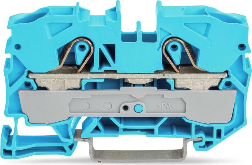 Редова клема СИНЯ 16мм2 БЕЗВИНТОВА серия TOPJOB® S Wago