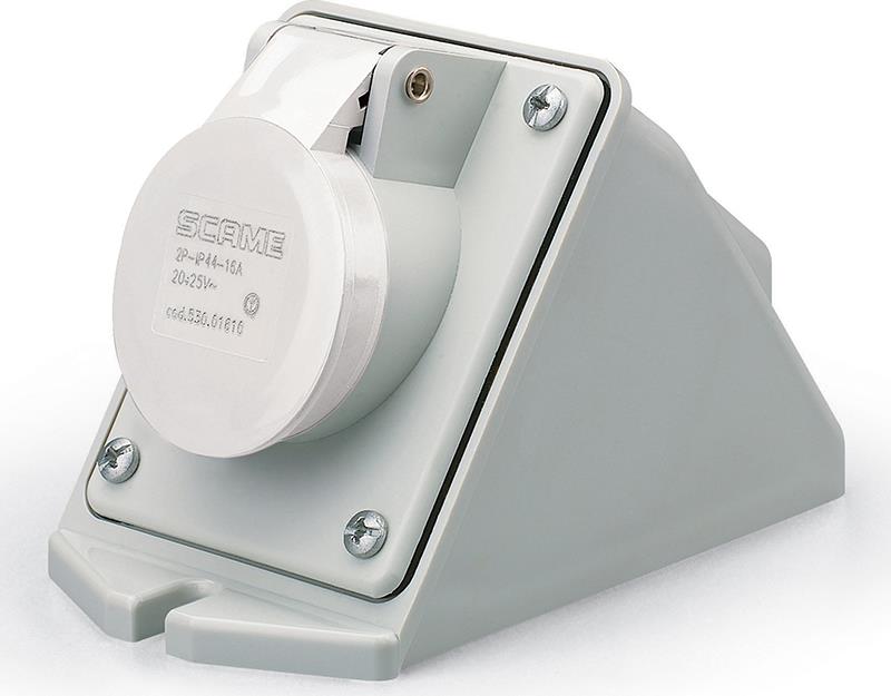 Промишлен контакт за открит монтаж 3P 16A 40-50V IP44 серия IEC309 Scame