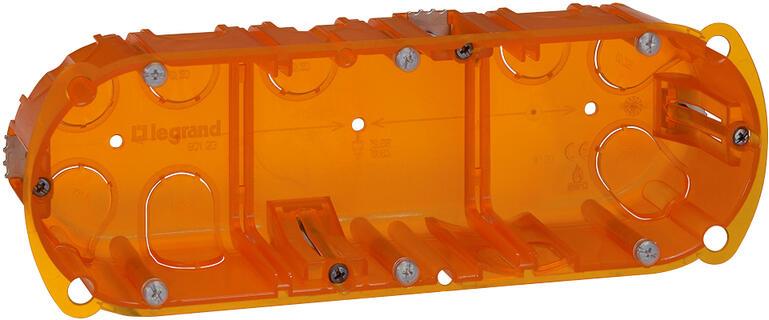 Конзолна кутия универсална /гипсокартон и тухлени стени/ 6/8 мод. 50мм Legrand