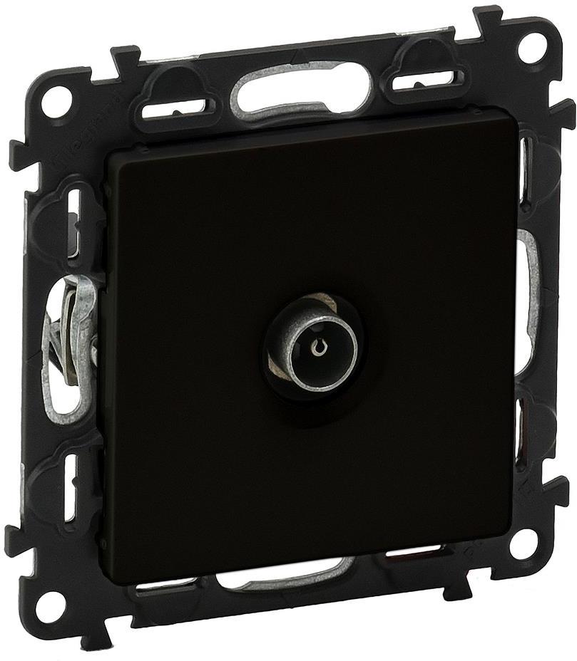 Розетка TV тип коаксиал 1dB цвят черен Valena Life Legrand