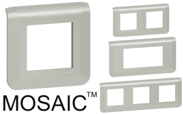 Алуминий декоративни рамки Mosaic Legrand