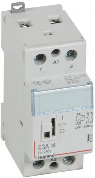 Модулен контактор с ръкохватка CX3, 63A 2NO 220V 2 модула БЕЗШУМЕН Legrand