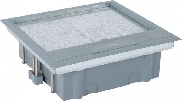 Подова кутия 12 модула ECOBOX с капак за хоризонтален монтаж на механизми Legrand