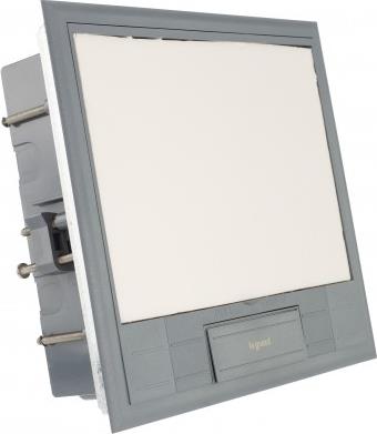 Подова кутия 12 модула ECOBOX с капак за хоризонтален монтаж на механизми Legrand