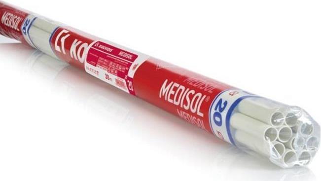 Твърда тръба вън. ф20мм вътр. ф16.6мм 750N клас 3341 цвят Сив UV стабилизирана MEDISOL 3м /30м/ Kouvidis