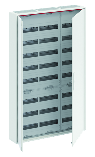 Табло за открит монтаж ComfortLine 8х36мод. CA38V с две плътни метални врати IP44 и Н и РЕ клеми ABB