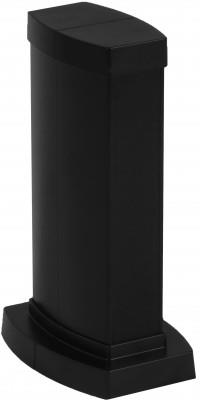 Мини колона с 2 отделения, двустранна, 0.30м, алум. конструкция, PVC капаци, черна Snap-On Legrand