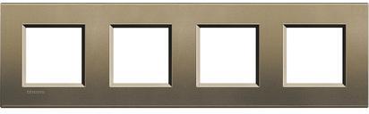 Рамка 4х2 мод. метална правоъгълна Square LL Bticino 