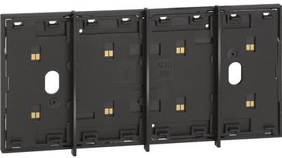 Електрическа носеща рамка за сензорни контроли 4 мод. цвят Черен Living Now Bticino