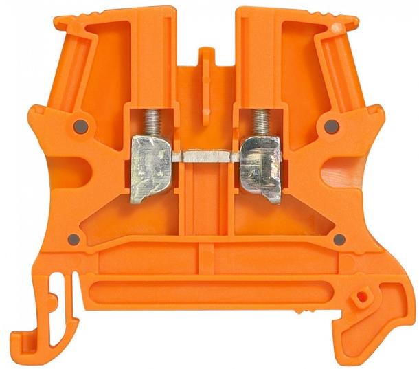 Редова клема ОРАНЖЕВА винтова 4мм2 Viking 3 Legrand