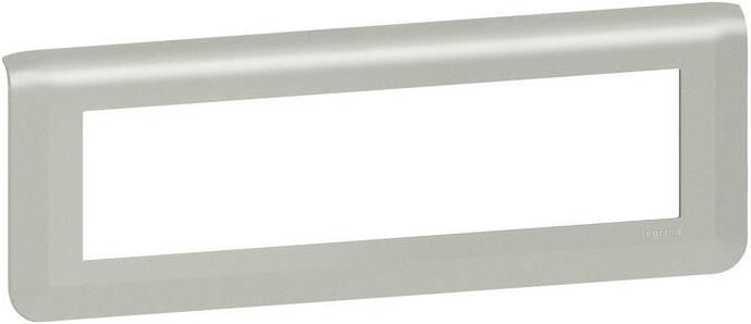 Лицева рамка 8 мод. цвят алуминий Mosaic NEW Legrand