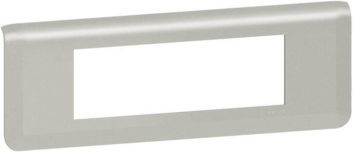 Лицева рамка 6 мод. цвят алуминий Mosaic NEW Legrand