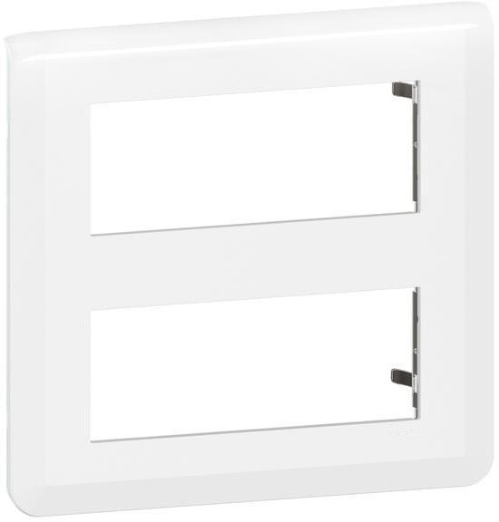 Лицева рамка 2х5 мод. цвят бял Mosaic NEW Legrand