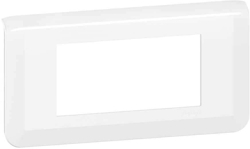 Лицева рамка 4 мод. цвят бял Mosaic NEW Legrand