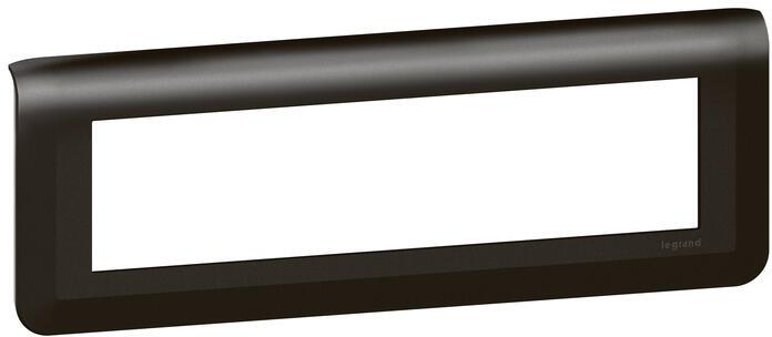 Лицева рамка 8 мод. цвят Черен Mosaic NEW Legrand