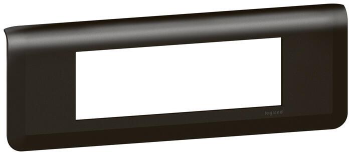 Лицева рамка 6 мод. цвят Черен Mosaic NEW Legrand