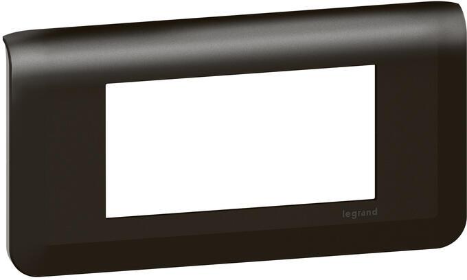 Лицева рамка 4 мод. цвят Черен Mosaic NEW Legrand