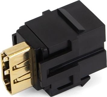 Конектор HDMI 2.0 (вход-изход), цвят Черен, Bachmann