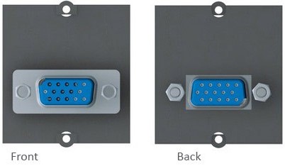 Модул CM с 1х VGA, цвят Черен, Bachmann