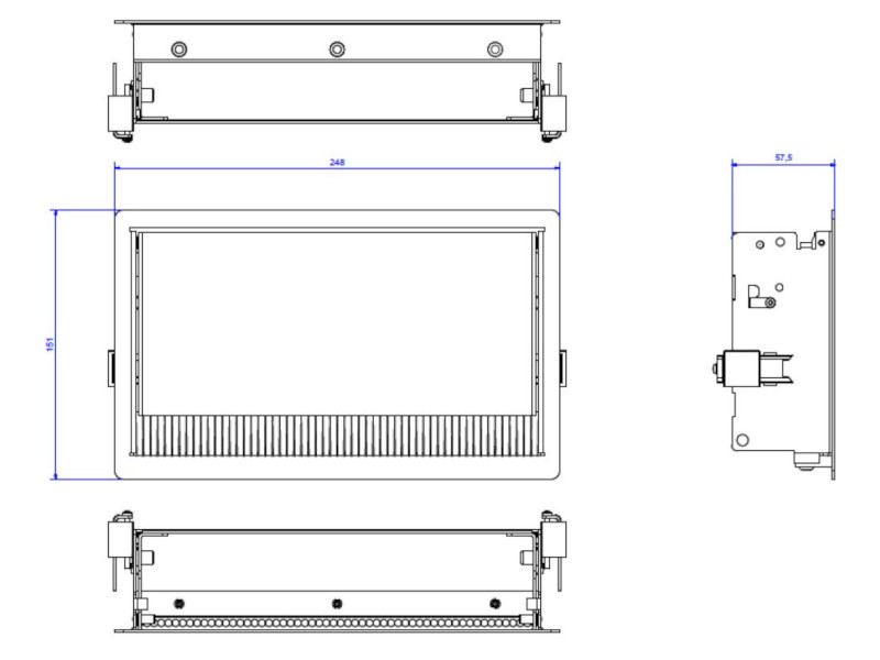 Метален капак CONI 3M, цвят Бял, Bachmann