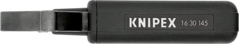 Кабелен нож, за изолация Ø19-40мм, черна ръкохватка 145мм, с фиксатор, Knipex