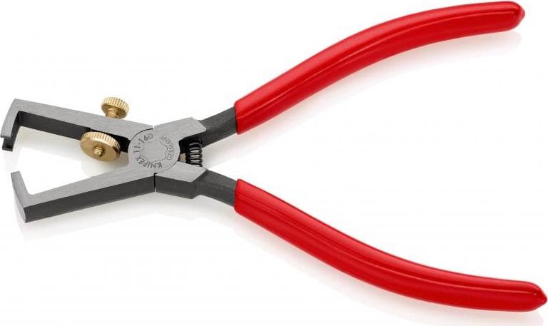 Клещи заголващи универсални, жило Ø5-10мм, червена ръкохватка 160мм, с отваряща пружина, Knipex