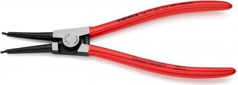 Зегер клещи, Ø40-100мм, червена ръкохватка 210мм, с отваряща пружина, Knipex