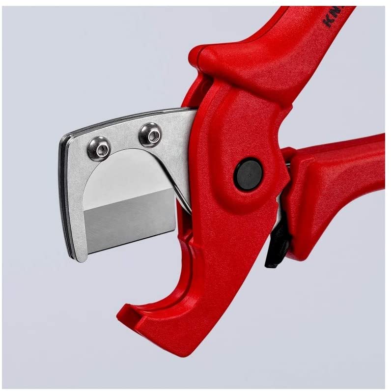 Ножици за рязане на тръби, хромирани, Ø12-25мм, синьо-червена ръкохватка 185мм, Knipex