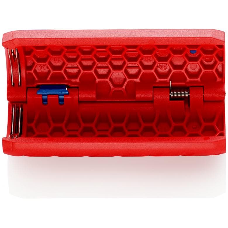 Инструмент за рязане на гофрирана тръба TwistCut, Ø13-32мм, синьо-червена ръкохватка 100мм, Knipex