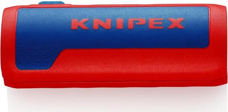 Инструмент за рязане на гофрирана тръба TwistCut, Ø13-32мм, синьо-червена ръкохватка 100мм, Knipex