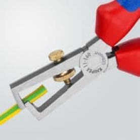 Клещи заголващи универсални, жило Ø5-10мм, синьо-червена ръкохватка 160мм, Knipex