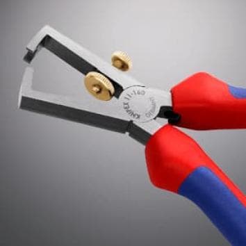 Клещи заголващи универсални, жило Ø5-10мм, синьо-червена ръкохватка 160мм, Knipex