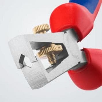 Клещи заголващи универсални, жило Ø5-10мм, синьо-червена ръкохватка 160мм, Knipex