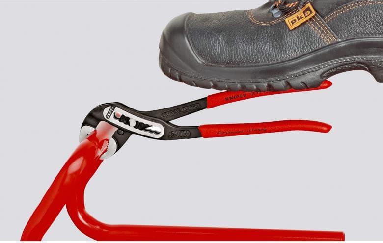 Клещи раздвижени Alligator, червена ръкохватка 250мм, Knipex