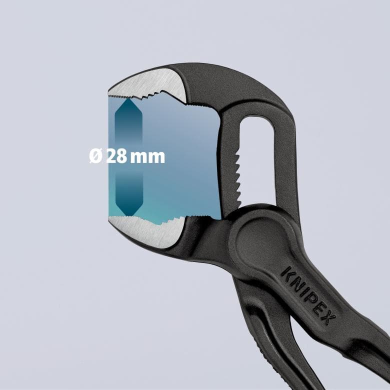 Клещи раздвижени Cobra, ръкохватка 100мм, Knipex