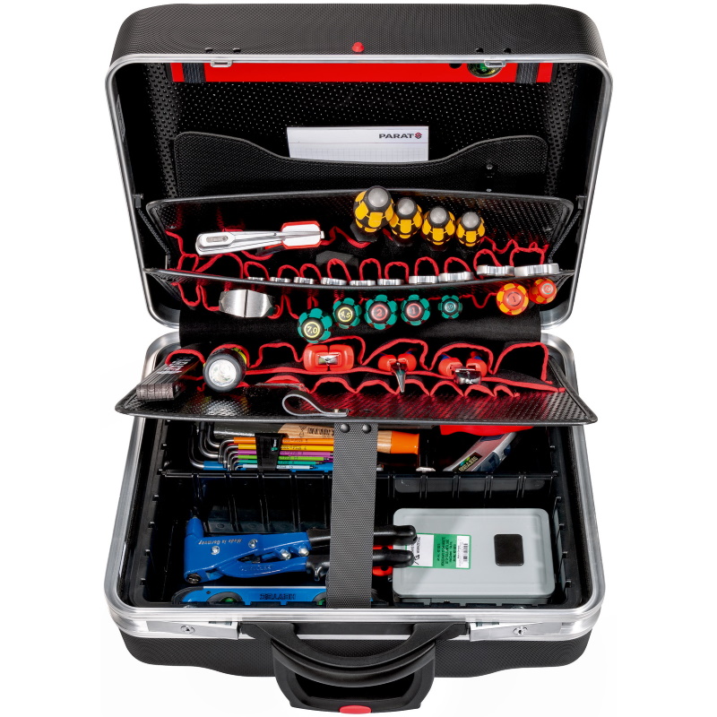 Куфар CLASSIC KingSize Roll NEO,телескоп.дръжка, 50 джоба за инструменти,станд. закл., X-ABS антиплъзгащ м-л,Ш47хВ36хД21см PARAT