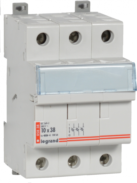 Разединител стопяем предпазител 3P 10X38 mm 3мод. Legrand