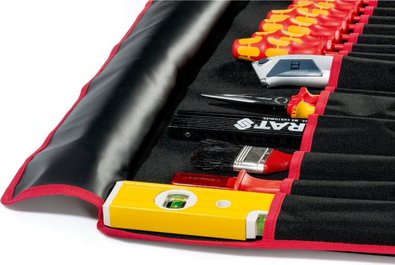 Калъф с пластмасова закопчалка BASIC Roll-Up Case 20 Ш74x33x0,5см синтетичен текстил 20 джоба PARAT