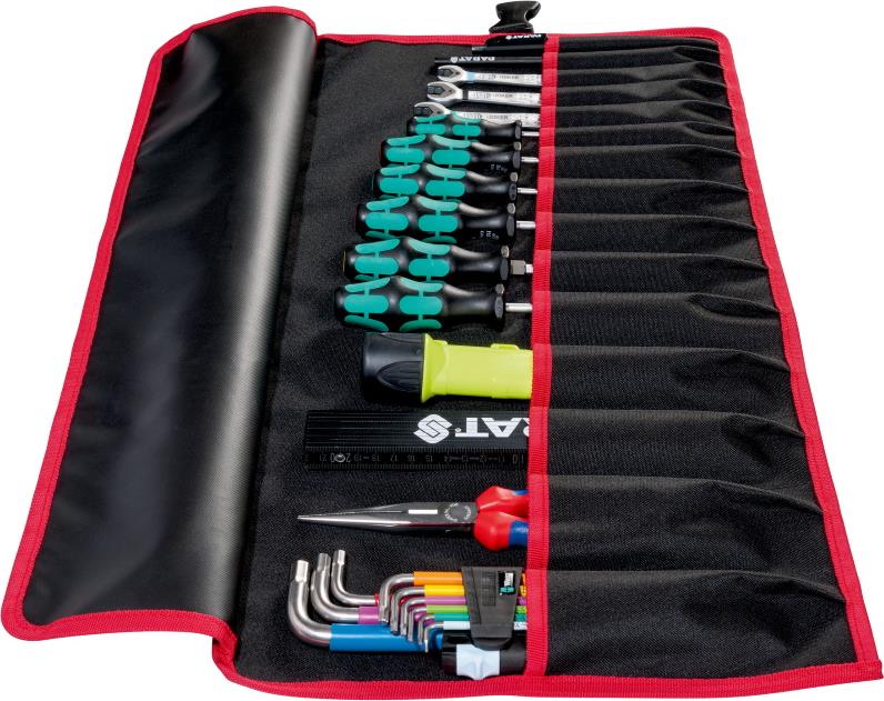 Калъф с пластмасова закопчалка BASIC Roll-Up Case 15 Ш67x33x0,5см синтетичен текстил 15 джоба PARAT