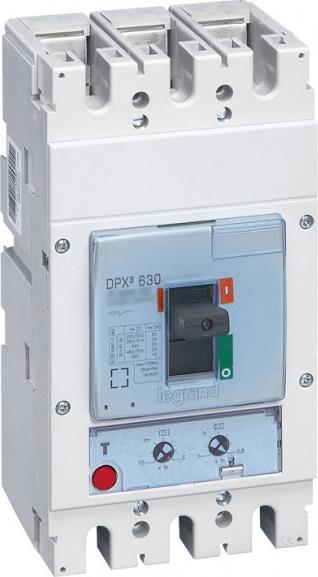 Автомат DPX3 630 TM 3P 630A 36кA регулируем (In x 0.8...1) Legrand