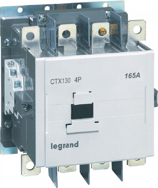 Контактор CTX3-130 4P 60kW (120A AC-3) 2NO-2NC 100...240Vac/dc Legrand