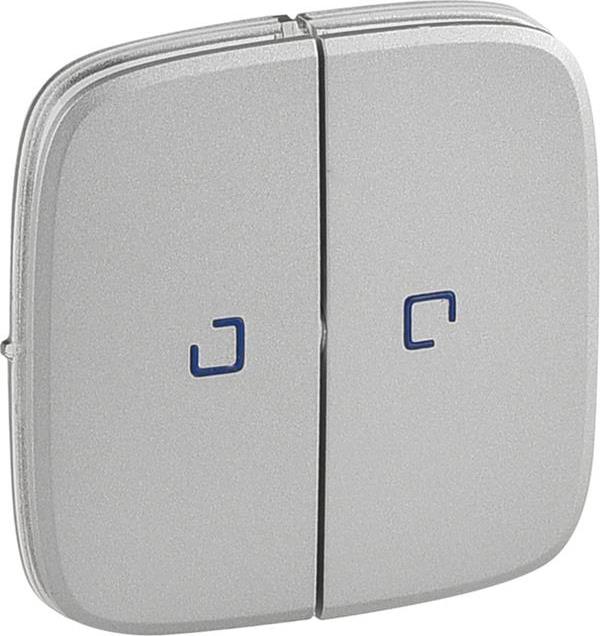 Лицев панел за сериен ключ/бутон с индикация цвят Алуминий Valena Allure Legrand