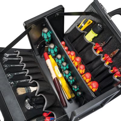 Чанта NEW CLASSIC Plus & View 16 джоба+20 овала отваряеми преден и заден панел Ш390хВ31хД18см PARAT