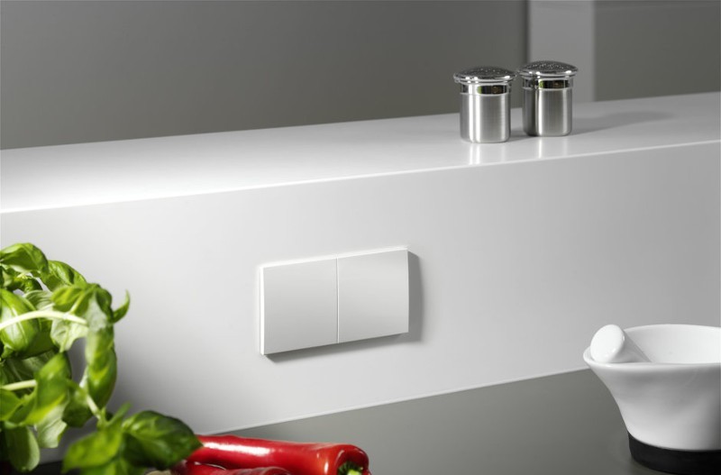 Капаци DUE, цвят Бял, Bachmann