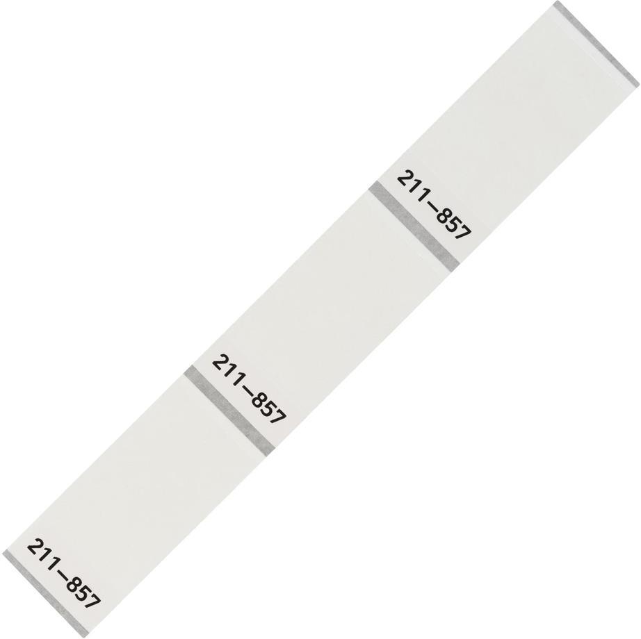 Самозалепваща маркировка за проводник 22 mm2, с размер 18 x 44 mm, бяла, 500 бр. ролка Wago