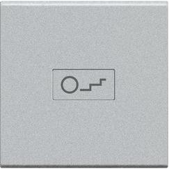 Бутон символ стълбище 1 мод. 10A аксиален цвят Алуминий LL Bticino