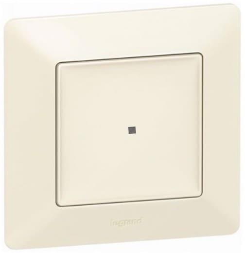 Ключ/димер Smart ЖИЧЕН изисква неутрала Valena Life Крем с рамка Legrand с Netatmo