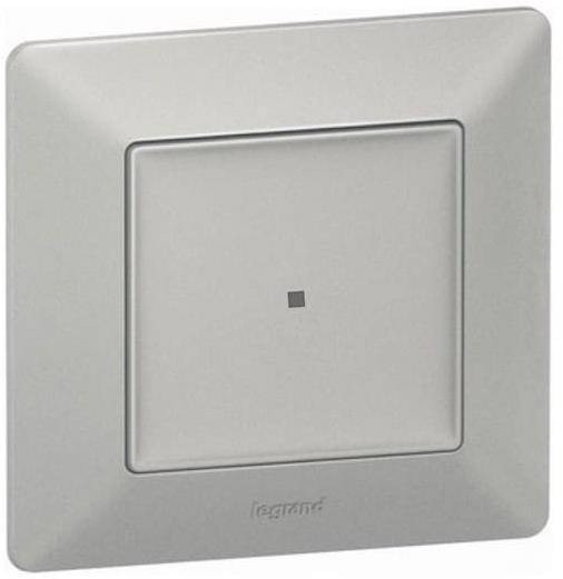 Ключ/димер Smart ЖИЧЕН изисква неутрала Valena Life Алуминий с рамка Legrand с Netatmo